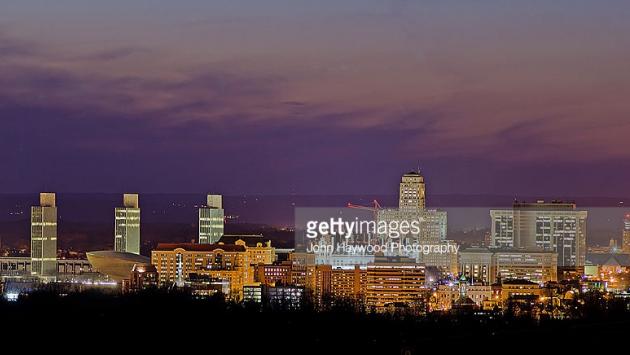 Albany Skyline at Night Albany Skyline at Night